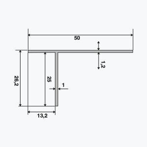 TEMPOLISTEL® A135 Profil T – Obrázok 2